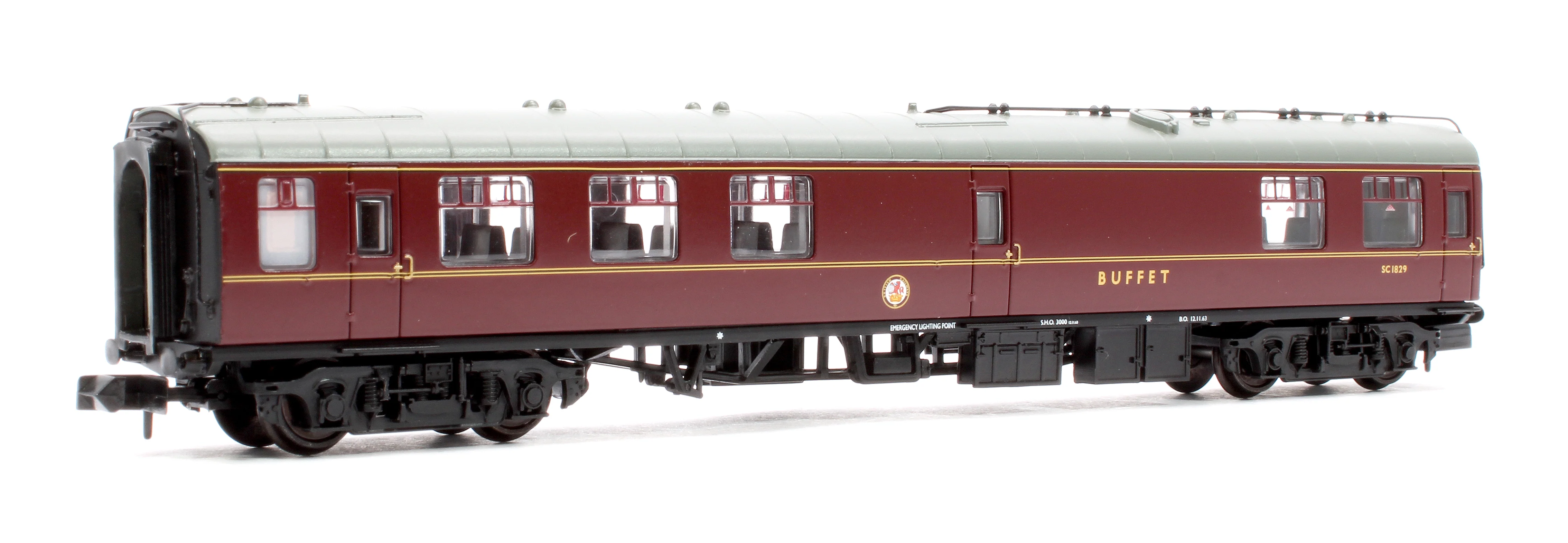 374-107B BR Mk1 RMB Restaurant Miniature Buffet BR Maroon No. SC1829 - Image 3