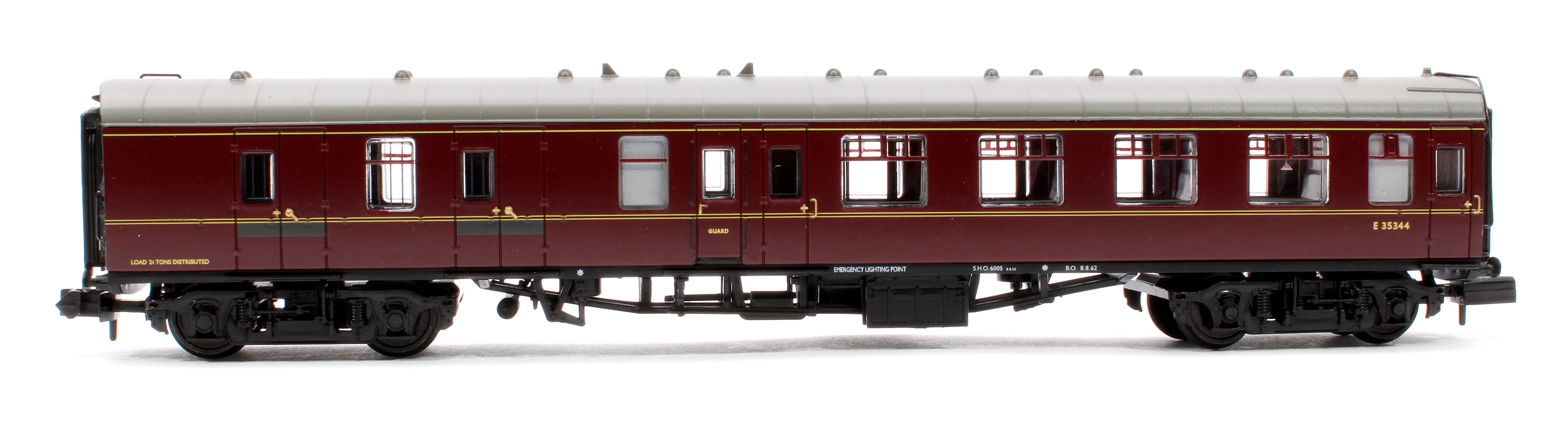 374-187E BR Mk1 BSK Brake Second Corridor BR Maroon No. E35344 - Image 2
