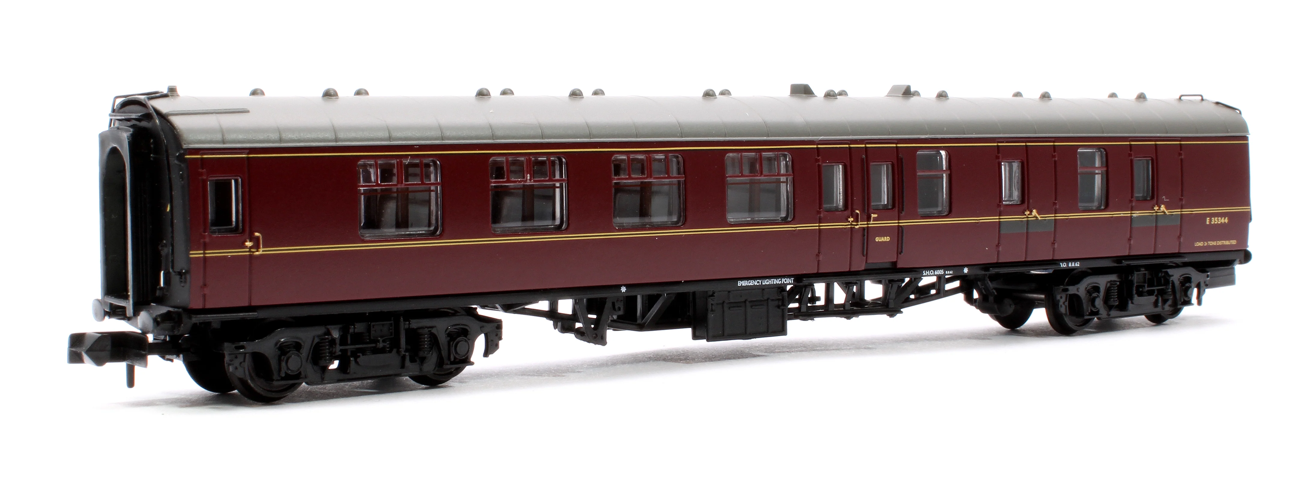 374-187E BR Mk1 BSK Brake Second Corridor BR Maroon No. E35344 - Image 3