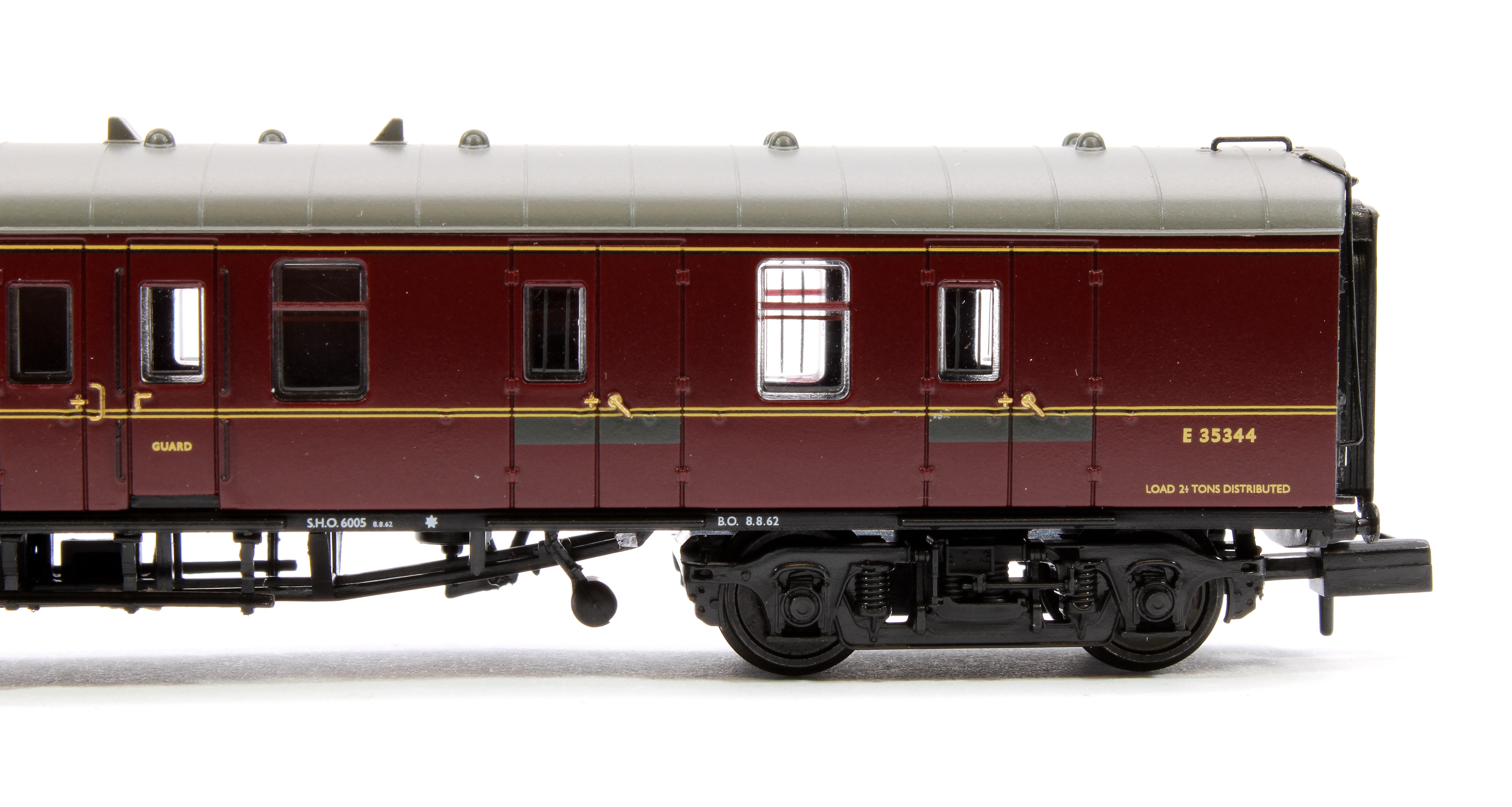 374-187E BR Mk1 BSK Brake Second Corridor BR Maroon No. E35344 - Image 5
