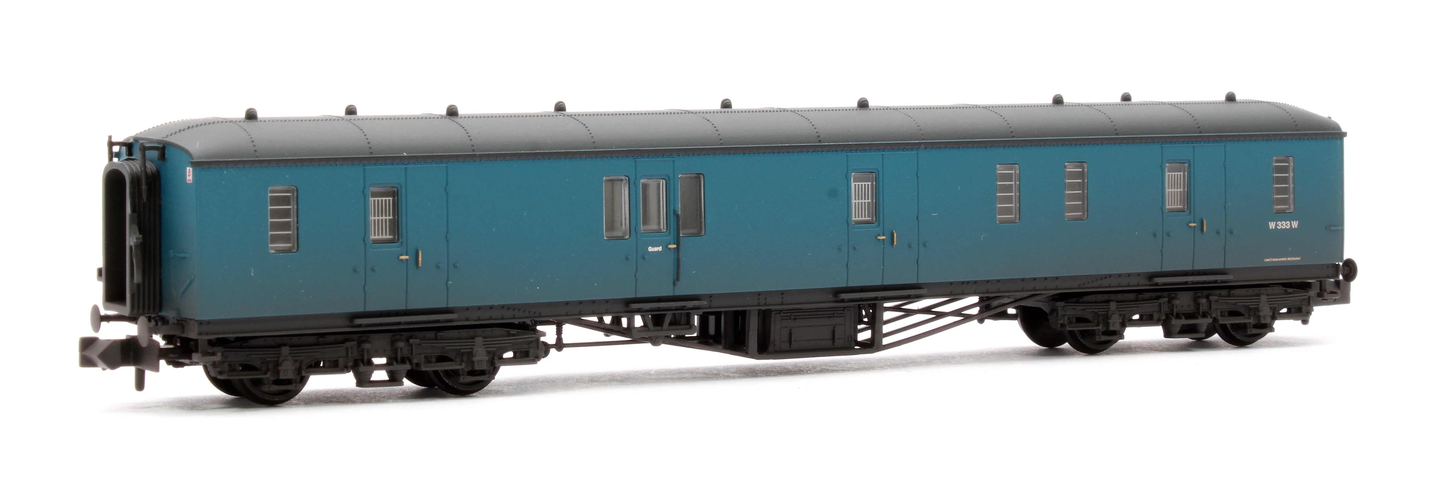 374-587 GWR Hawksworth Full Brake BR Blue W333W - Weathered - Image 3