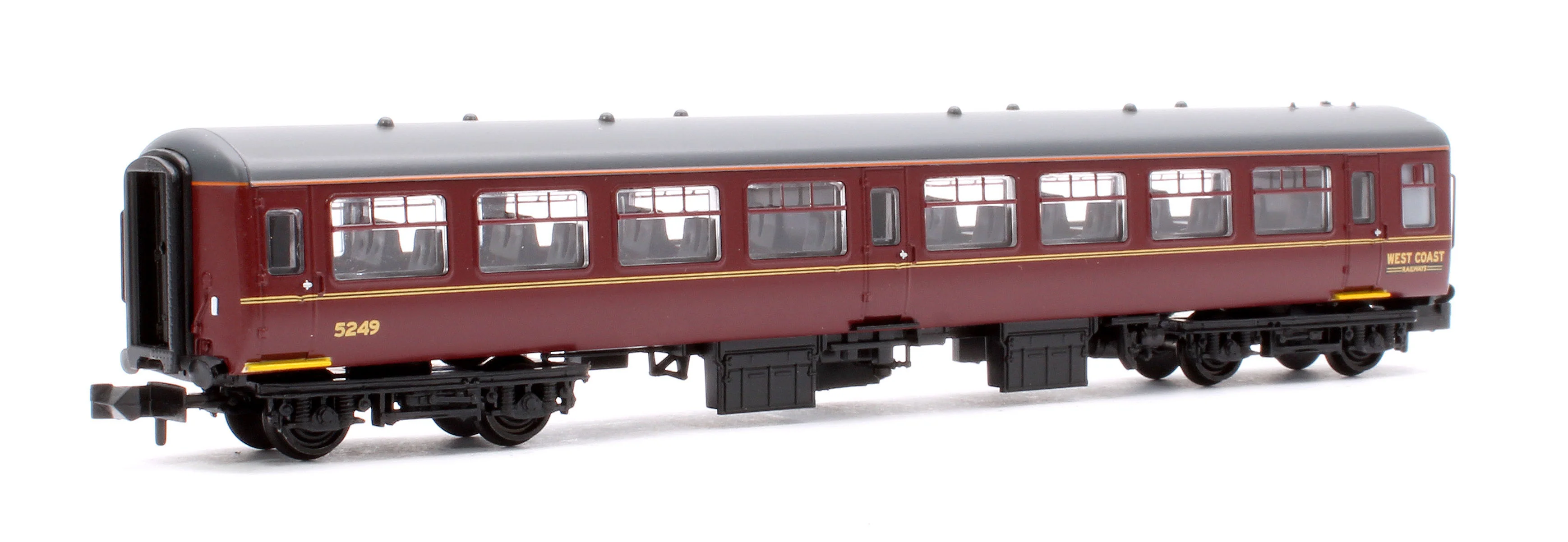 374-715A BR Mk2A TSO Tourist Second Open WCRC Maroon No.5249 - Image 3
