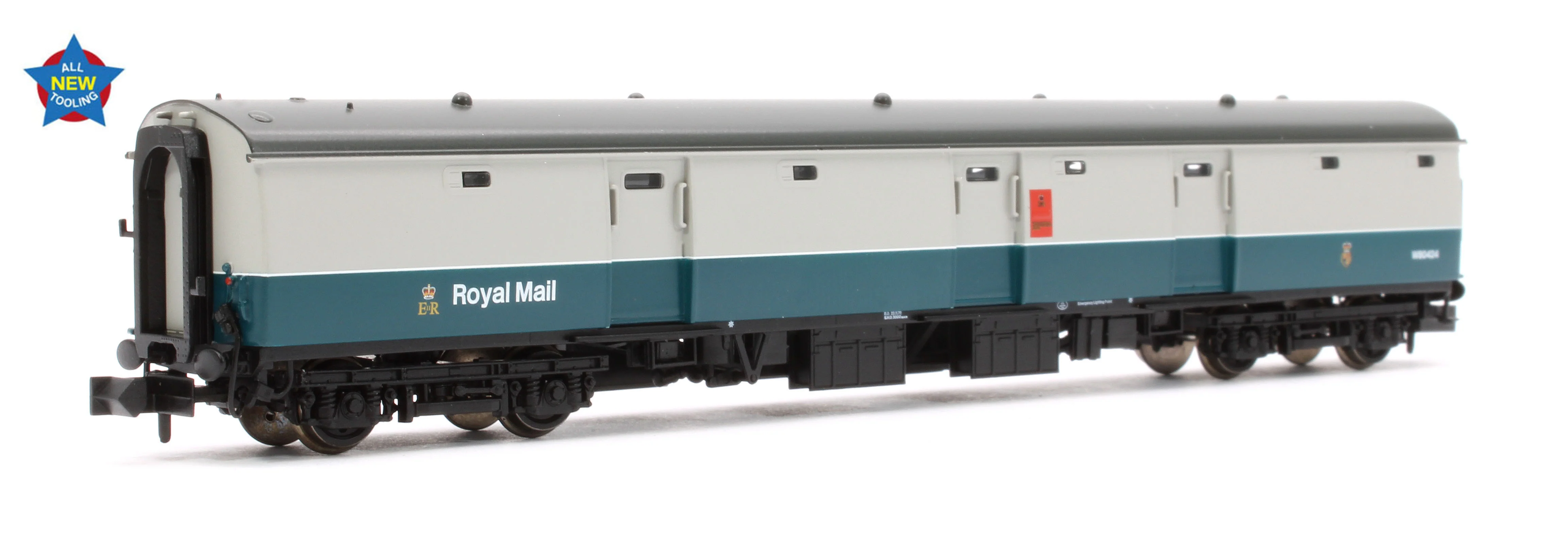 374-965A BR Mk1 NTX (Ex-POT) Post Office Tender (Stowage) BR Blue & Grey (Royal Mail) No.W80424