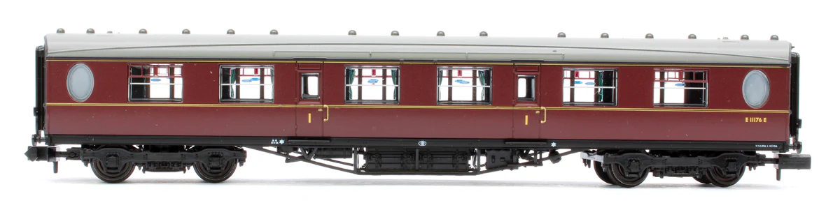 376-202 LNER Thompson First Corridor BR Maroon E11176E - Image 2