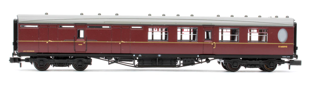 376-277A LNER Thompson Brake Second Corridor BR Maroon No. E16859E - Image 2