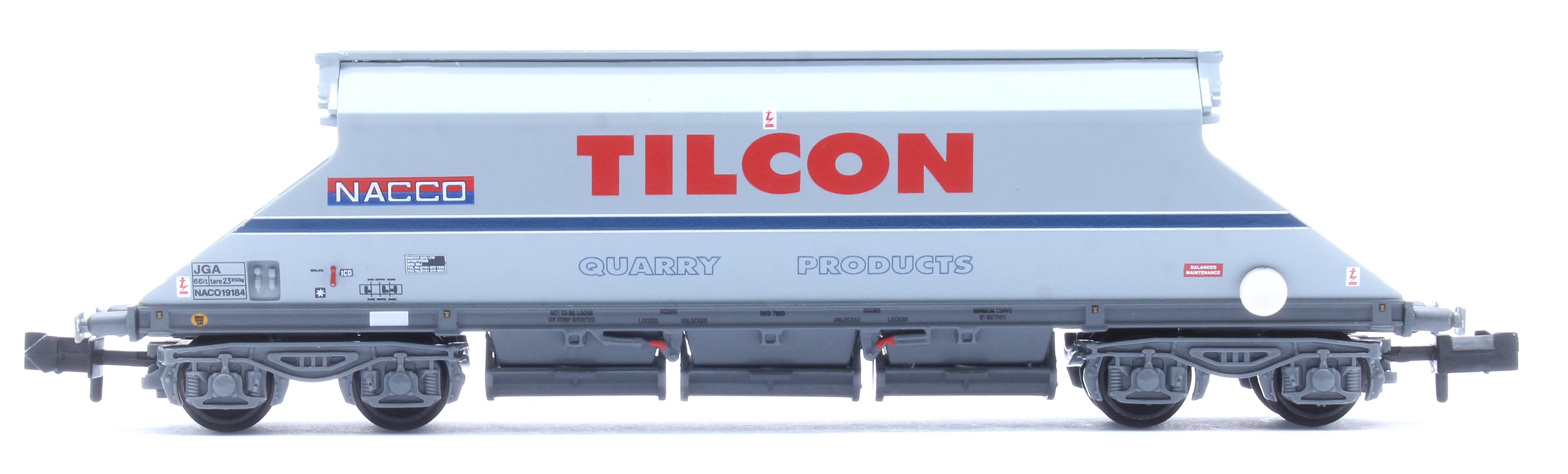 377-104 JGA Bogie Hopper with Hopper Cover 'Tilcon' Grey No.NACO19184 - Image 2