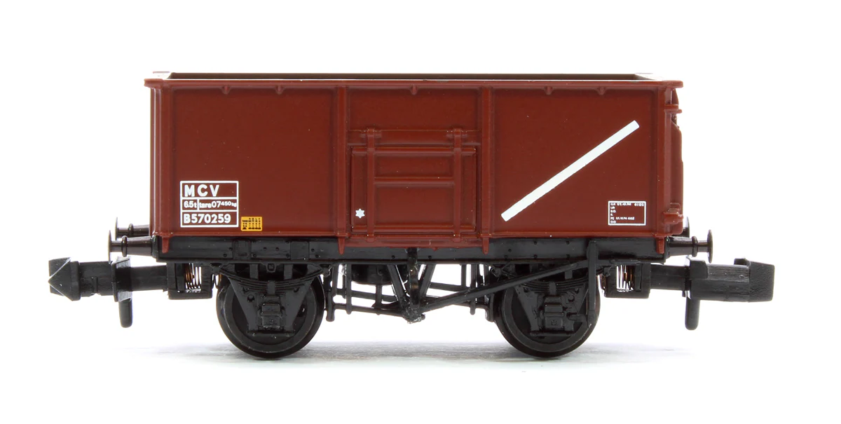 377-257A BR 16T Steel Mineral Wagon BR Bauxite (TOPS) No. B570259 - Image 2