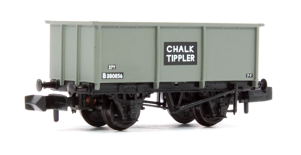 377-276B BR 27T Steel Tippler Wagon BR Grey 'Chalk' No. B380856