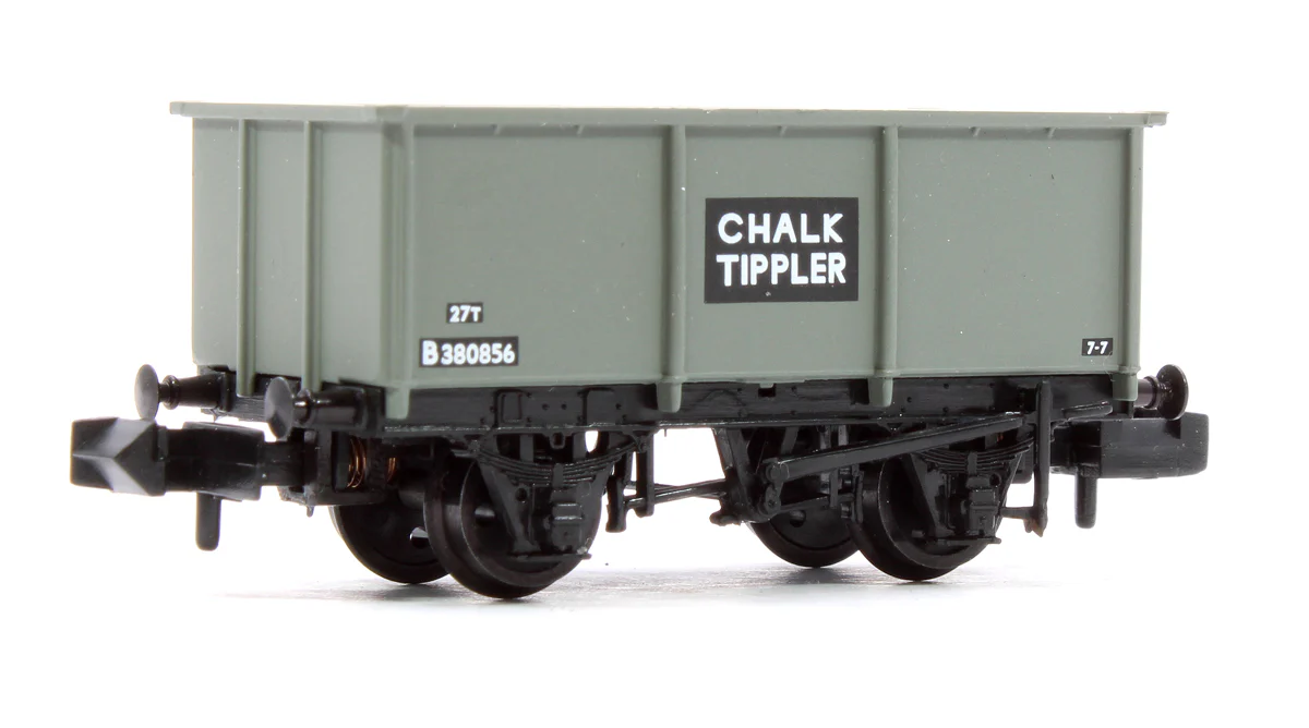 377-276B BR 27T Steel Tippler Wagon BR Grey 'Chalk' No. B380856 - Image 3