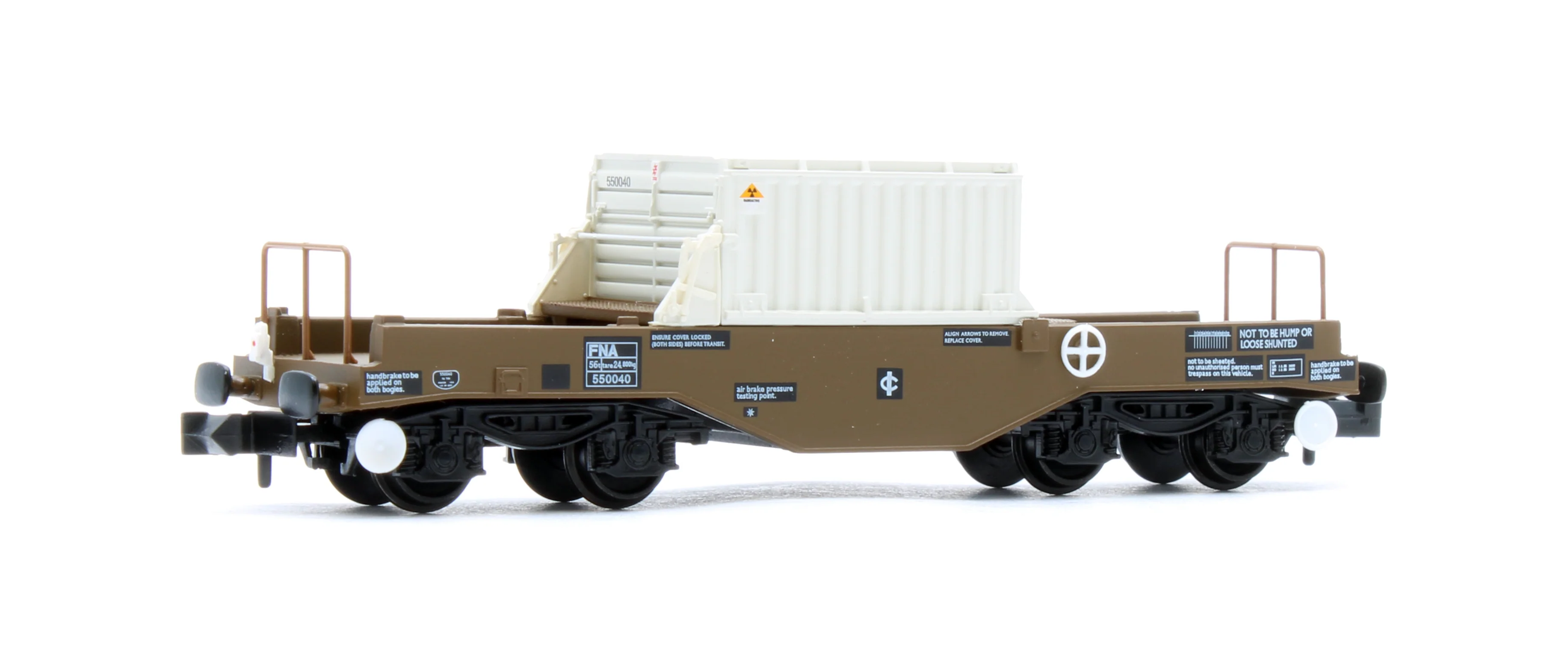 377-802A BR FNA Nuclear Flask Wagon with Sloping Floor with Flask No.550040 - Image 2