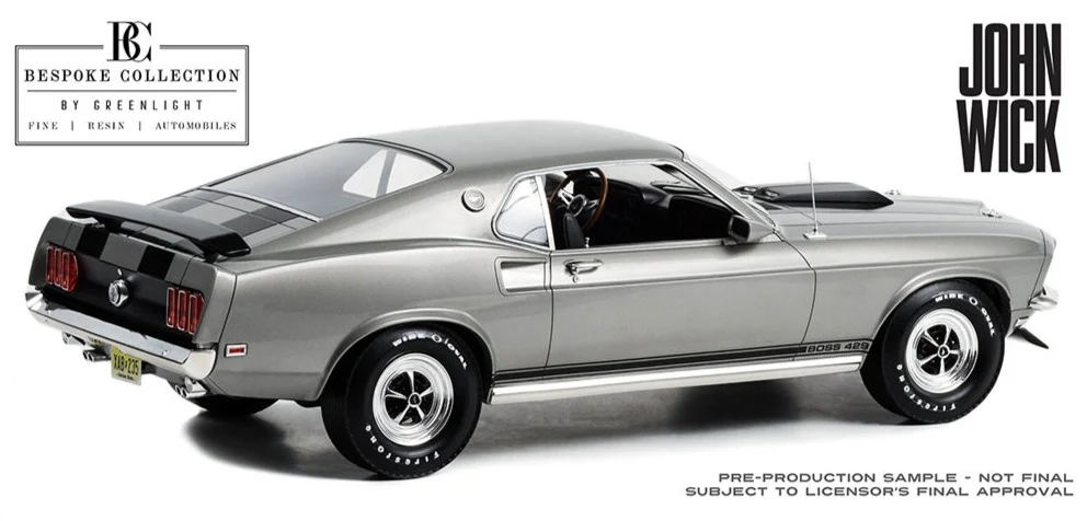 GL12104 John Wick (2014 Movie) 1969 Ford Mustang Boss 429 - Image 3
