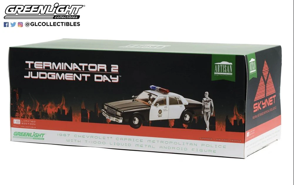 GL19105 Chevy Caprice Met Police (1987) - Terminator 2: Judgment Day (1991) - Image 3