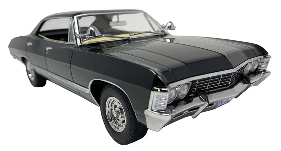 GL19119 1967 Chevrolet Impala Sport Sedan Tuxedo Black - Artisan Collection - Image 3