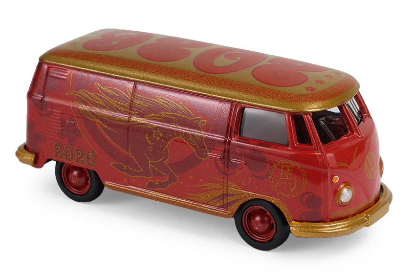 GL30604 Volkswagen Type 2 Panel Van - Chinese Zodiac 2026 Year Of The Horse - Image 2