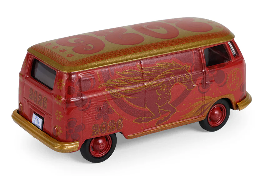 GL30604 Volkswagen Type 2 Panel Van - Chinese Zodiac 2026 Year Of The Horse - Image 3