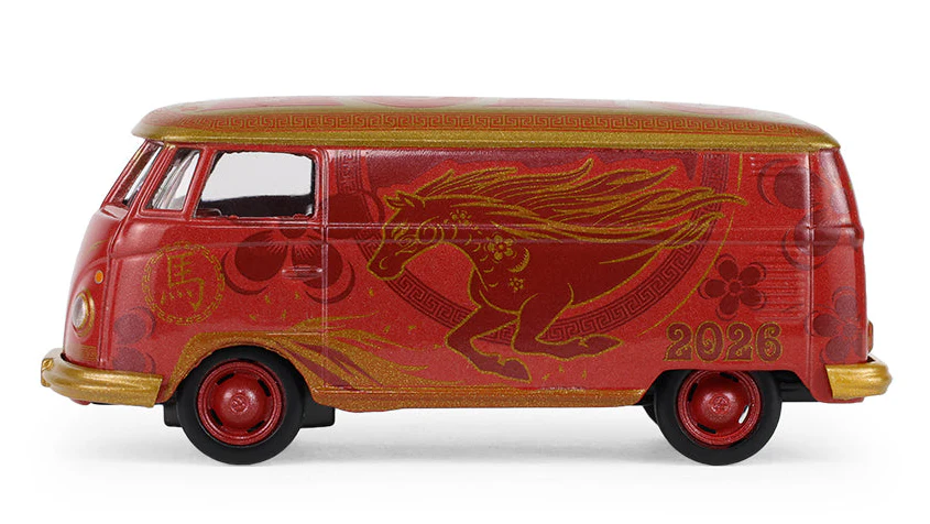 GL30604 Volkswagen Type 2 Panel Van - Chinese Zodiac 2026 Year Of The Horse - Image 4