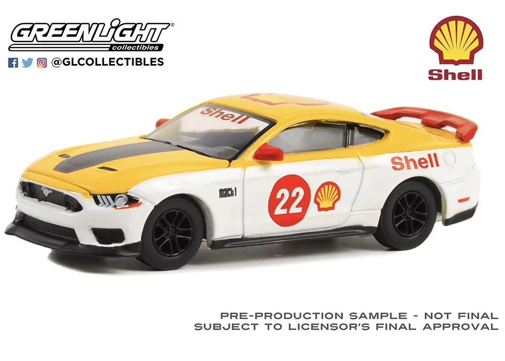 GL41125-F Shell Oil Special Edition Series 1 - 2022 Ford Mustang Mach 1 No.22 - Image 2