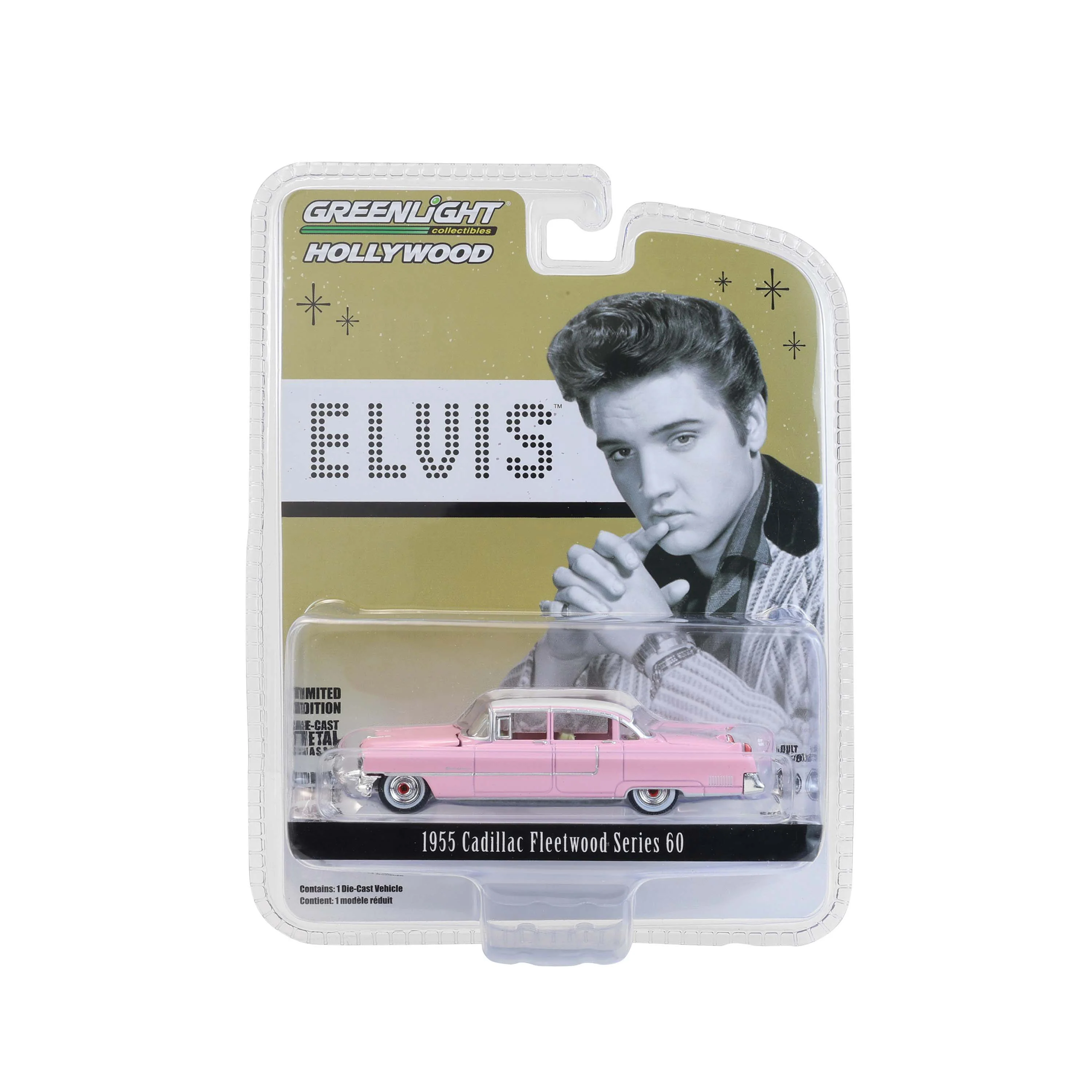 GL44740-C Elvis Presley (1935-77) - 1955 Cadillac Fleetwood Series 60 Pink - Image 8
