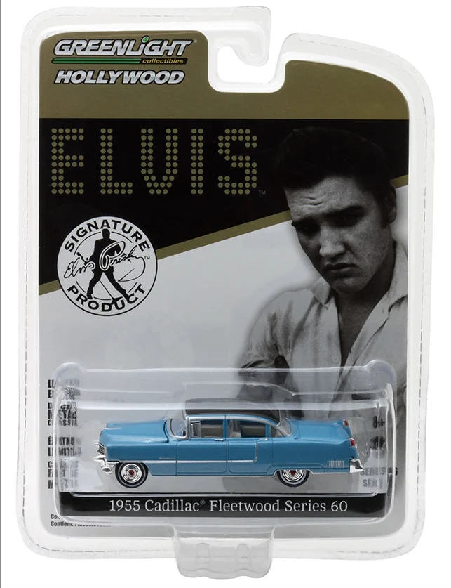 GL44760-A Elvis Presley (1935-77) - 1955 Cadillac Fleetwood Series 60 Blue