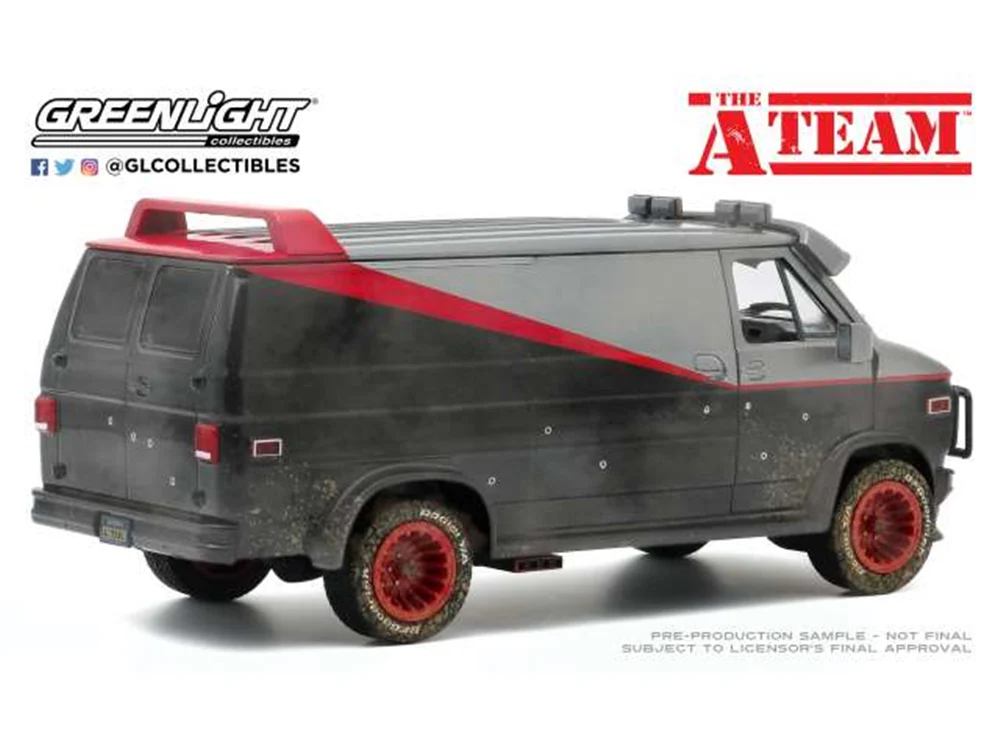 GL84112 The A Team (1983-87 TV Series) 1983 GMC Vandura - Weathered - Image 2