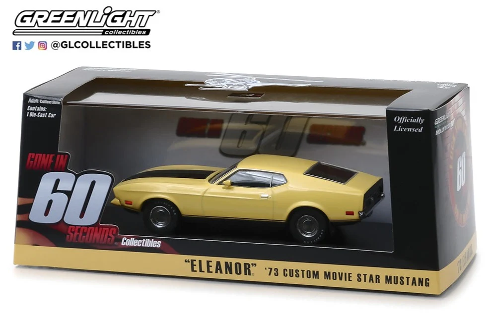GL86412 Gone in 60 Seconds (Movie 1974) 1973 Ford Mustang Eleanor Mach 1 - Image 3
