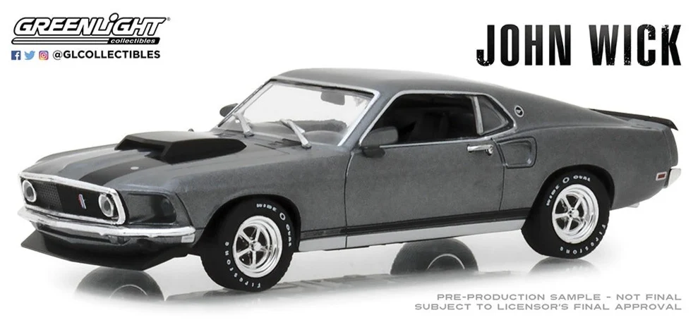 GL86540 John Wick (2014 Movie) 1969 Ford Mustang Boss 429