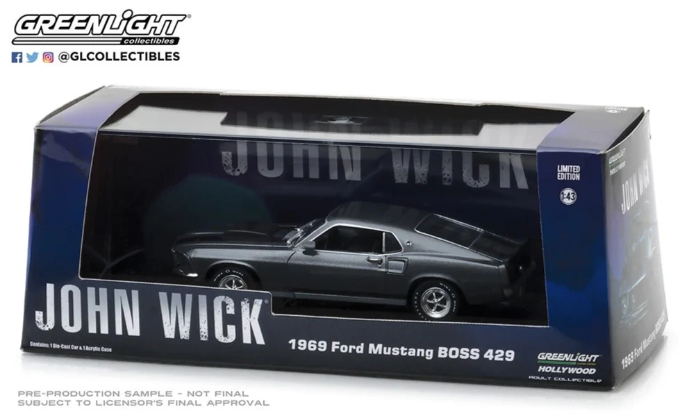 GL86540 John Wick (2014 Movie) 1969 Ford Mustang Boss 429 - Image 2