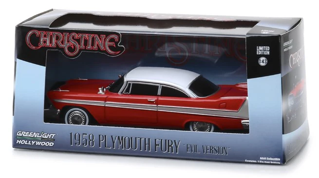 GL86575 Christine (1983 Movie) 1958 Plymouth Fury (Evil Version-Blacked Out) - Image 3