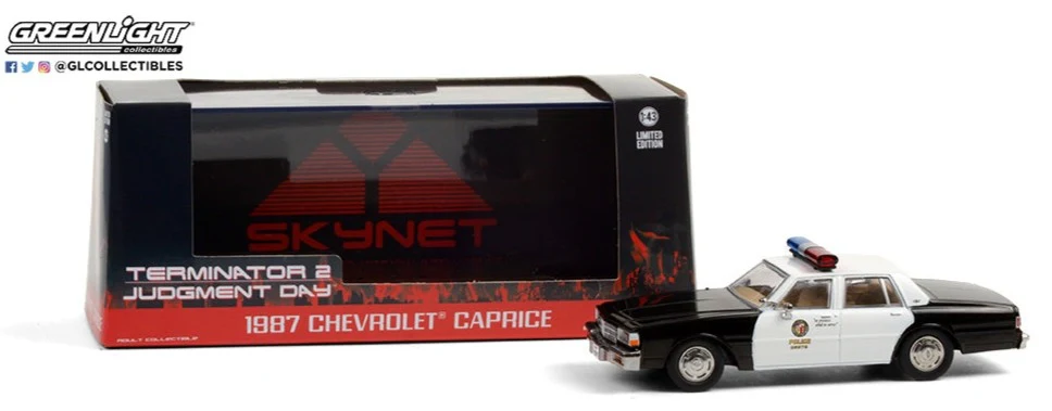 GL86582 Terminator 2 (1991 Movie) 1987 Chevrolet Caprice Met. Police - Image 2