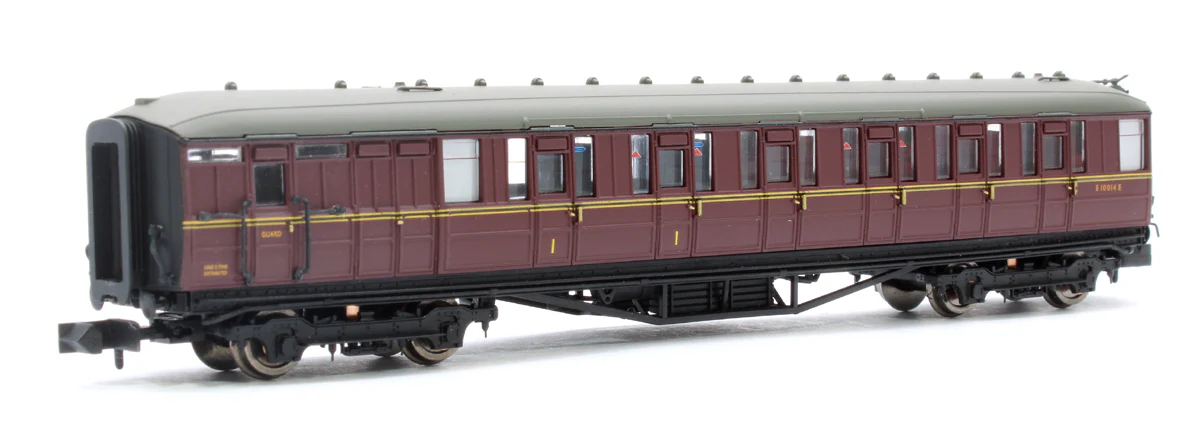 2P-011-274 Gresley BR Maroon Brake Composite E10014E