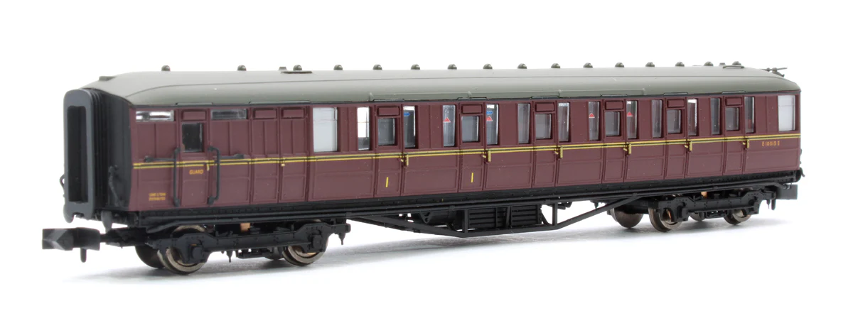 2P-011-275 Gresley BR Maroon Brake Composite E10015E
