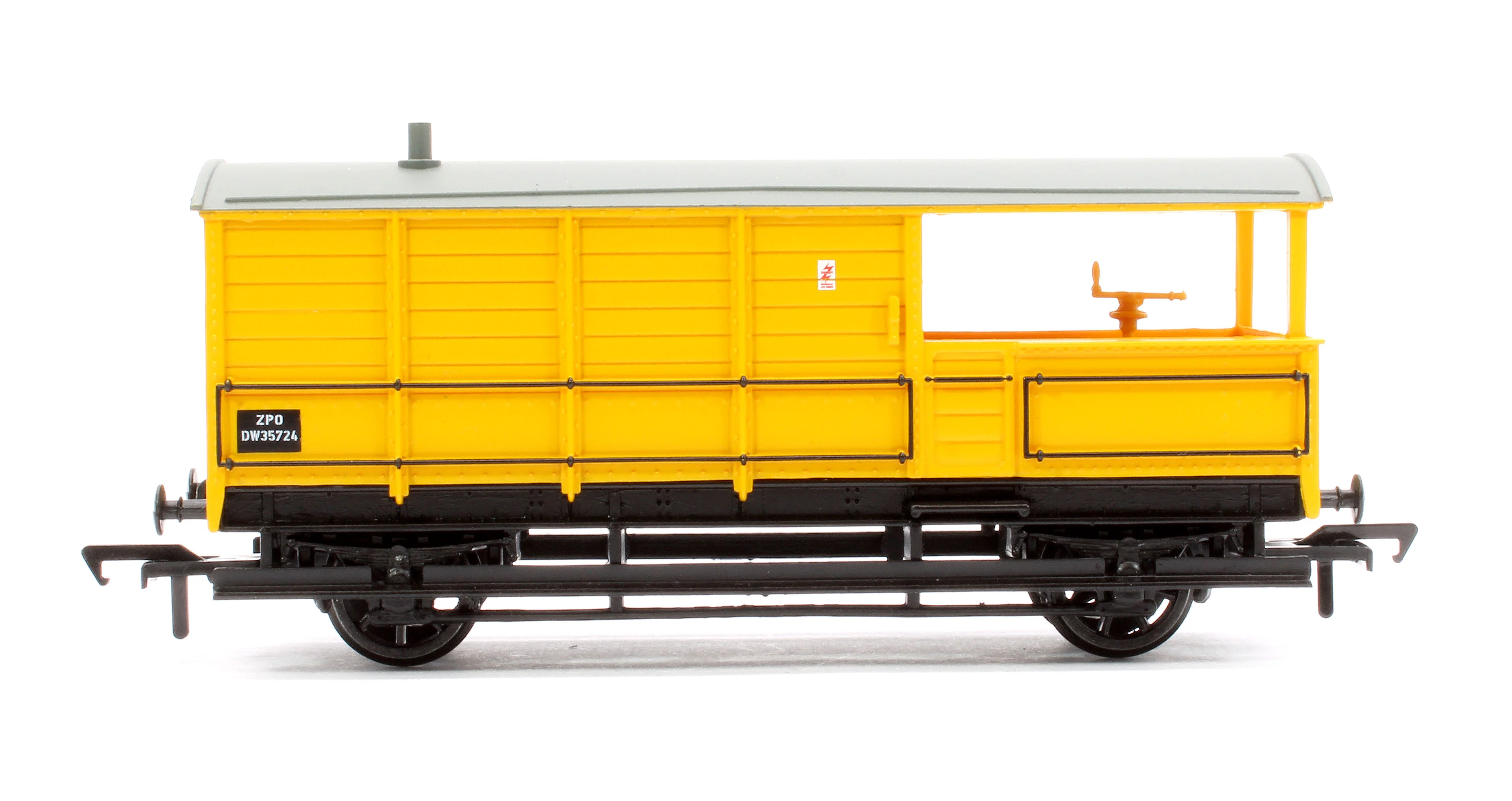 33-311A GWR 20T 'Toad' Brake Van BR Departmental Yellow DW35724 - Image 2
