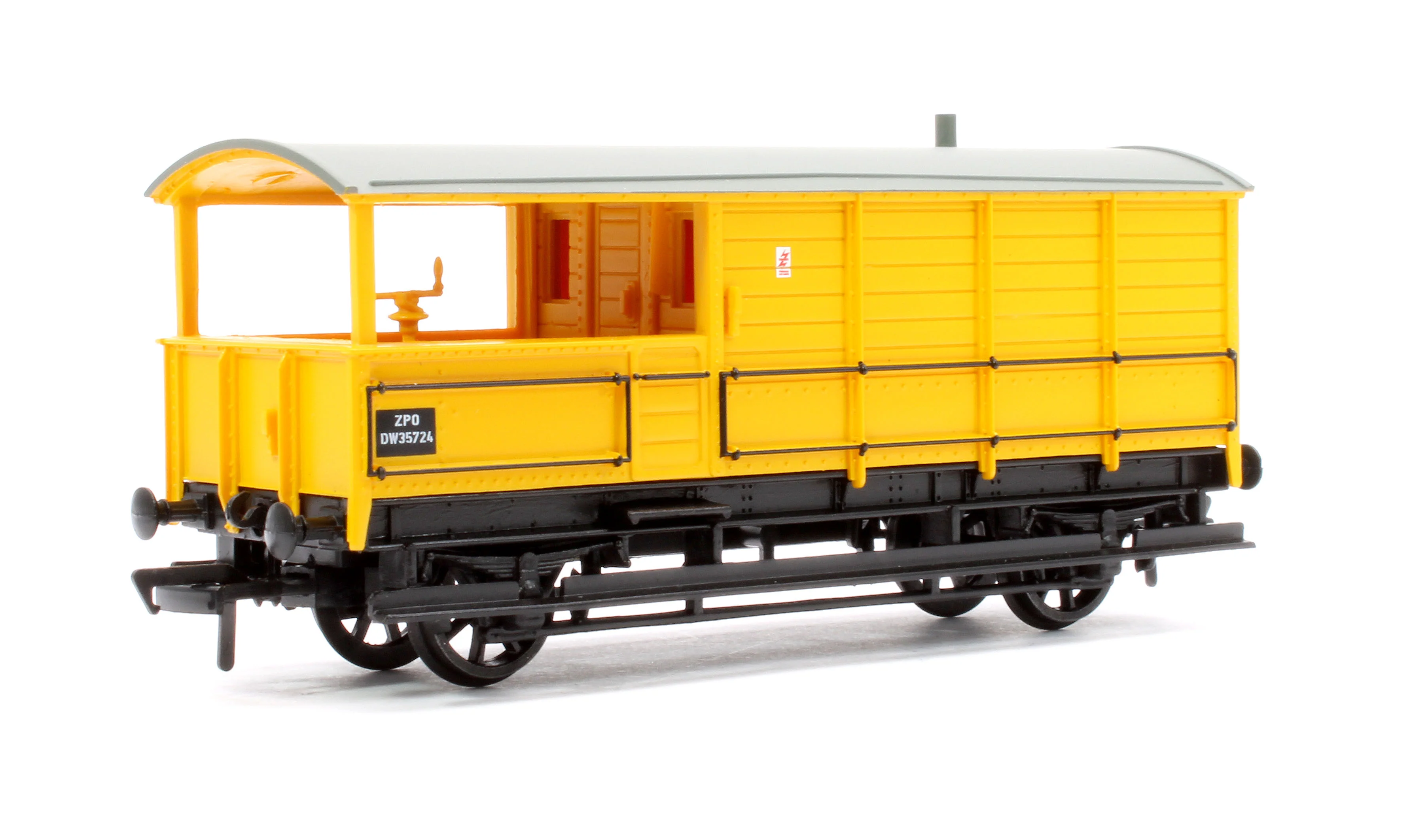 33-311A GWR 20T 'Toad' Brake Van BR Departmental Yellow DW35724 - Image 3