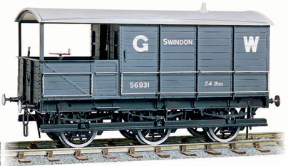 PS603 GWR 24ton Six Wheel Brake Van Kit W-603