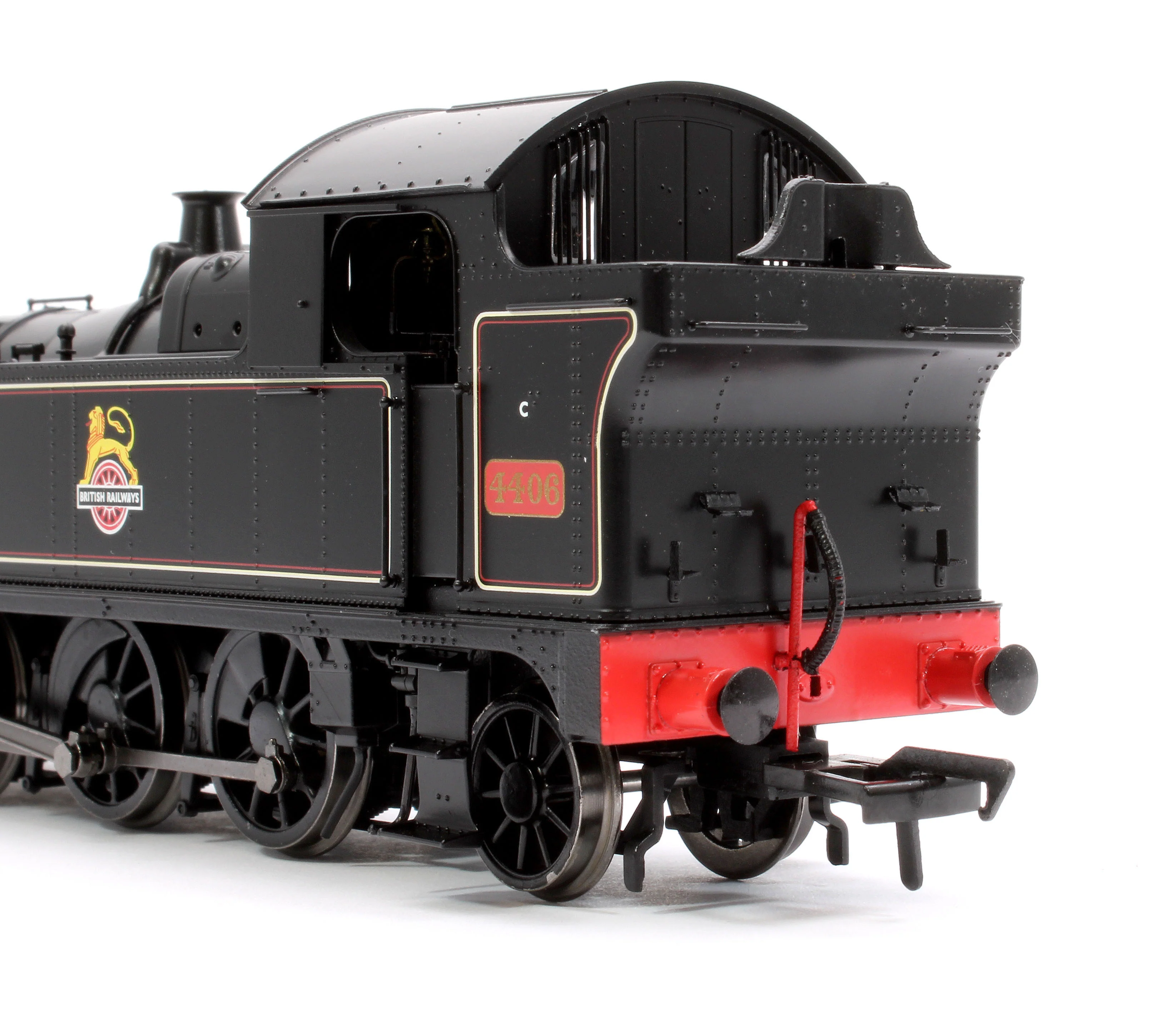 951507 GWR 44XX ‘Small Prairie’ BR Early Crest Lined Black No.4406 2-6-2T Steam Locomotive - DCC Sound - Image 8