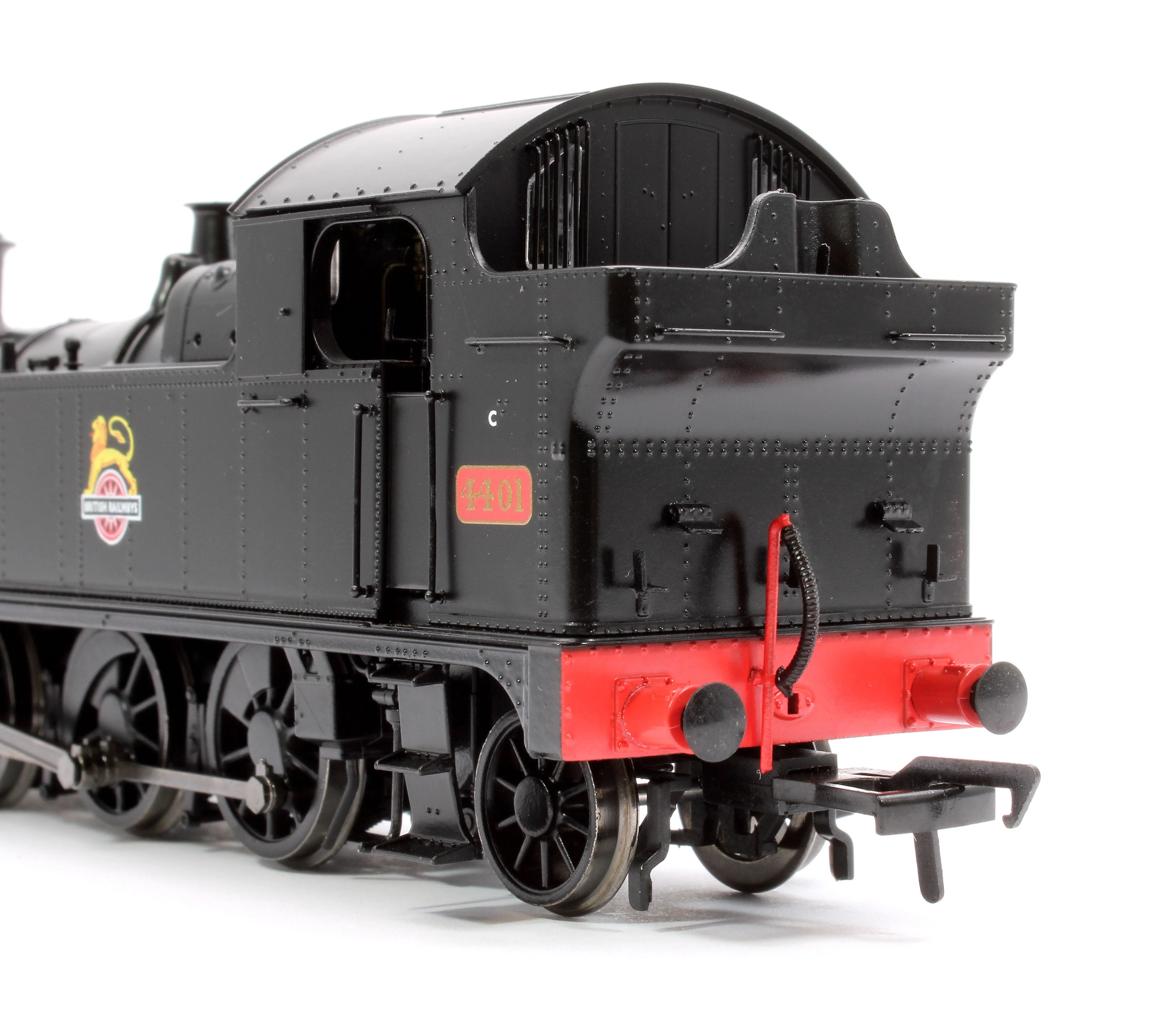 951508 GWR 44XX ‘Small Prairie’ BR Early Crest Plain Black No.4401 2-6-2T Steam Locomotive - DCC Sound - Image 8