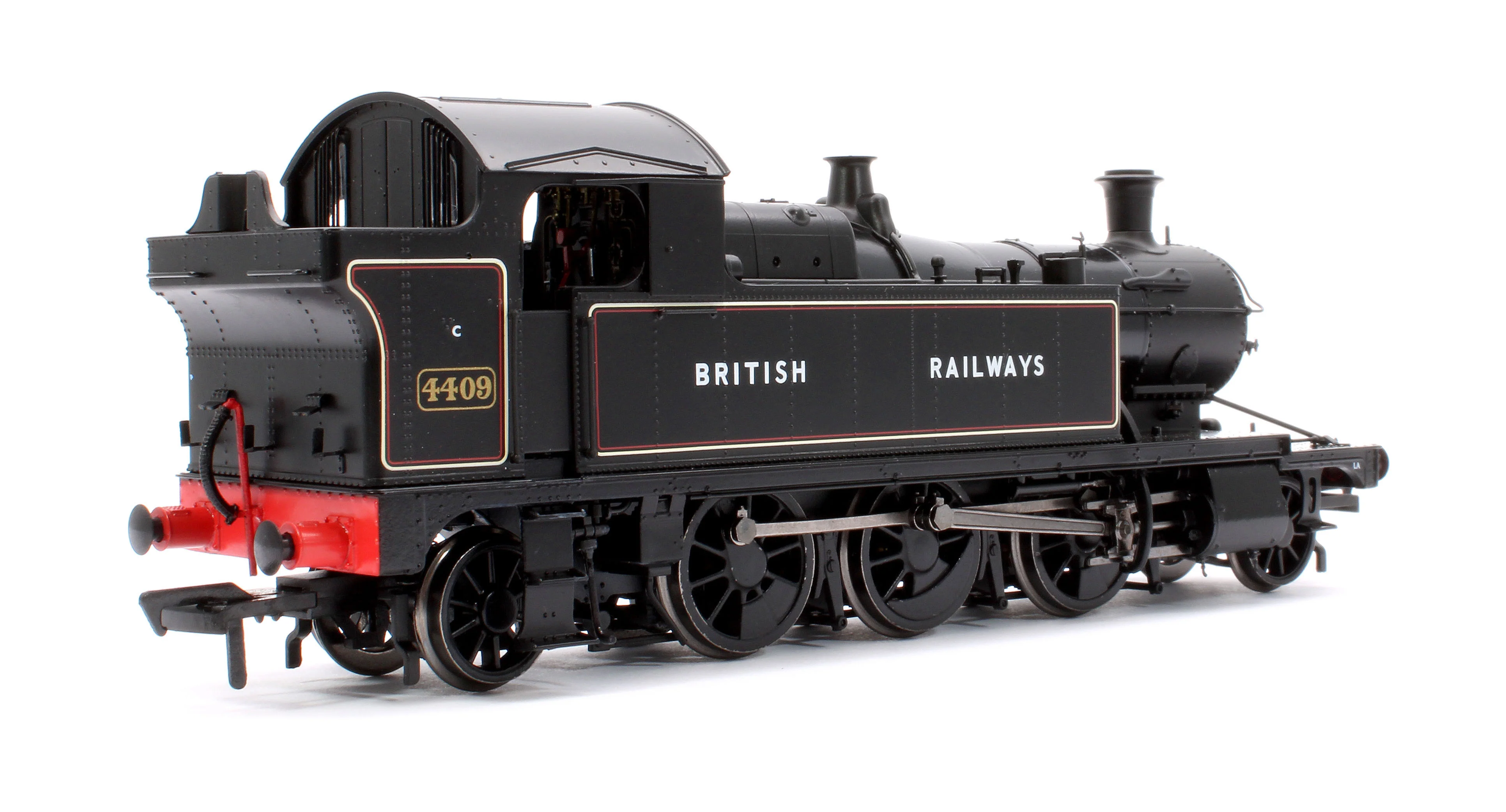 951506 GWR 44XX ‘Small Prairie’ British Railways (sans serif) Lined Black No.4409 2-6-2T Steam Locomotive - DCC Sound - Image 3