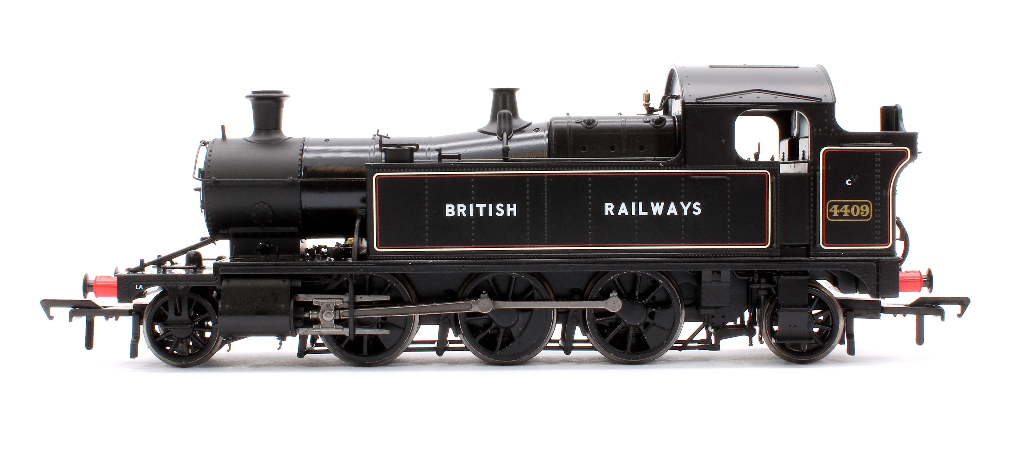 951506 GWR 44XX ‘Small Prairie’ British Railways (sans serif) Lined Black No.4409 2-6-2T Steam Locomotive - DCC Sound - Image 5