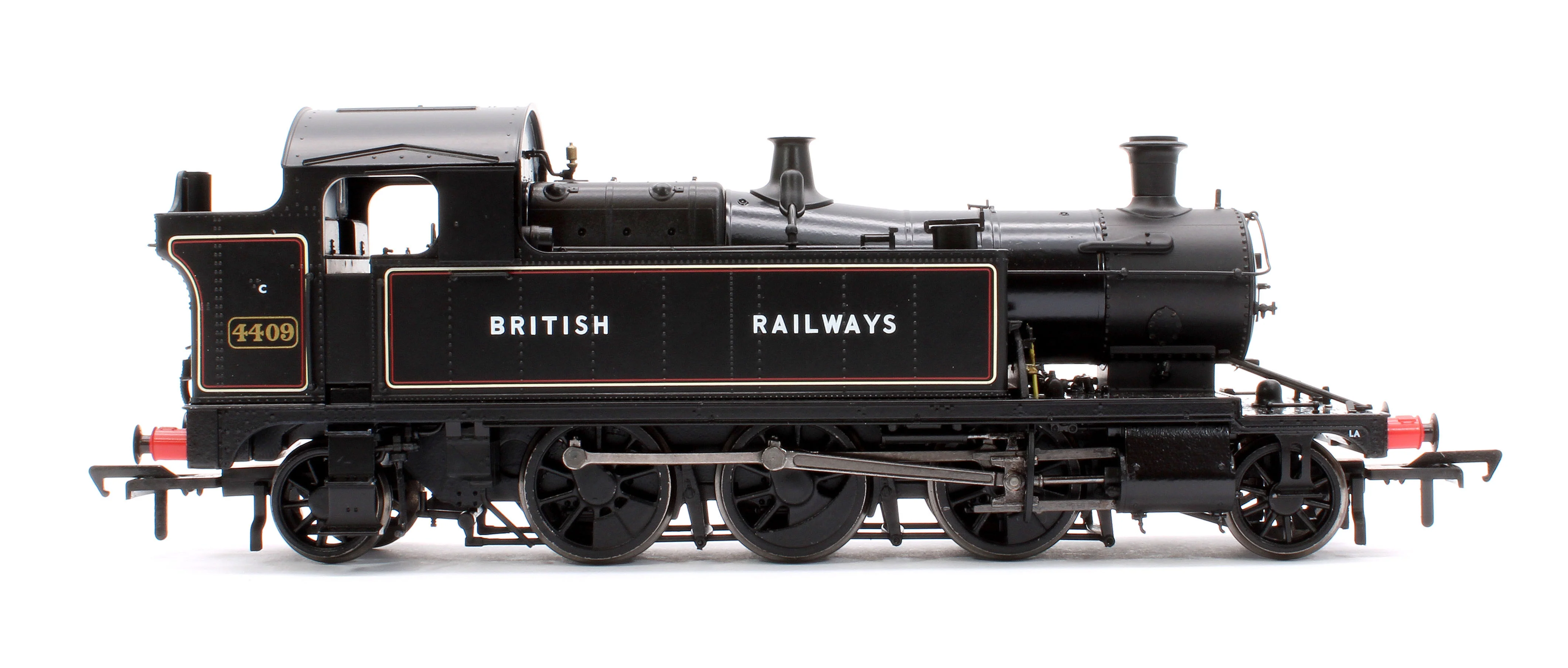 951506 GWR 44XX ‘Small Prairie’ British Railways (sans serif) Lined Black No.4409 2-6-2T Steam Locomotive - DCC Sound - Image 6
