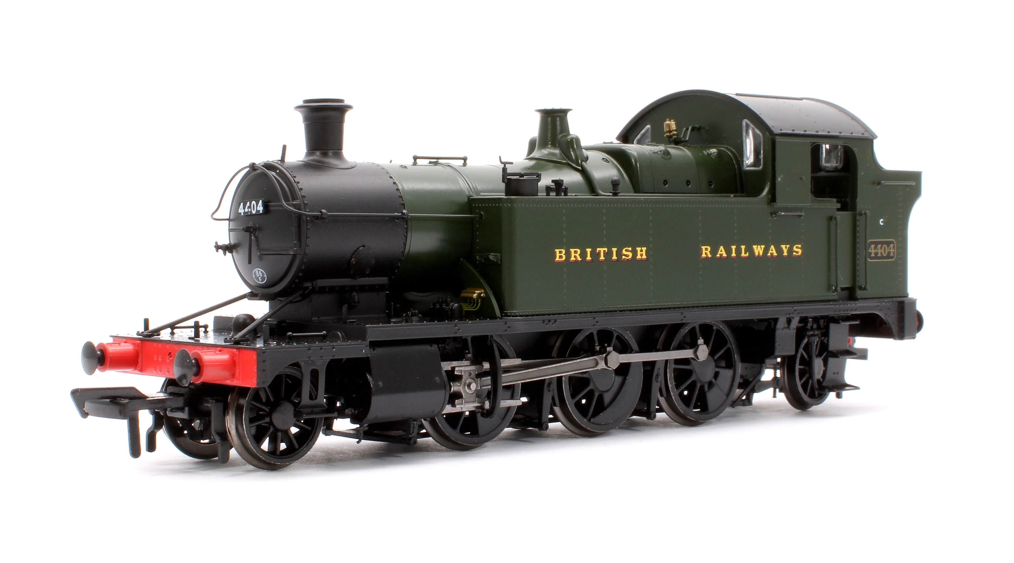 951505 GWR 44XX ‘Small Prairie’ British Railways (serif) Green No.4404 2-6-2T Steam Locomotive - DCC Sound