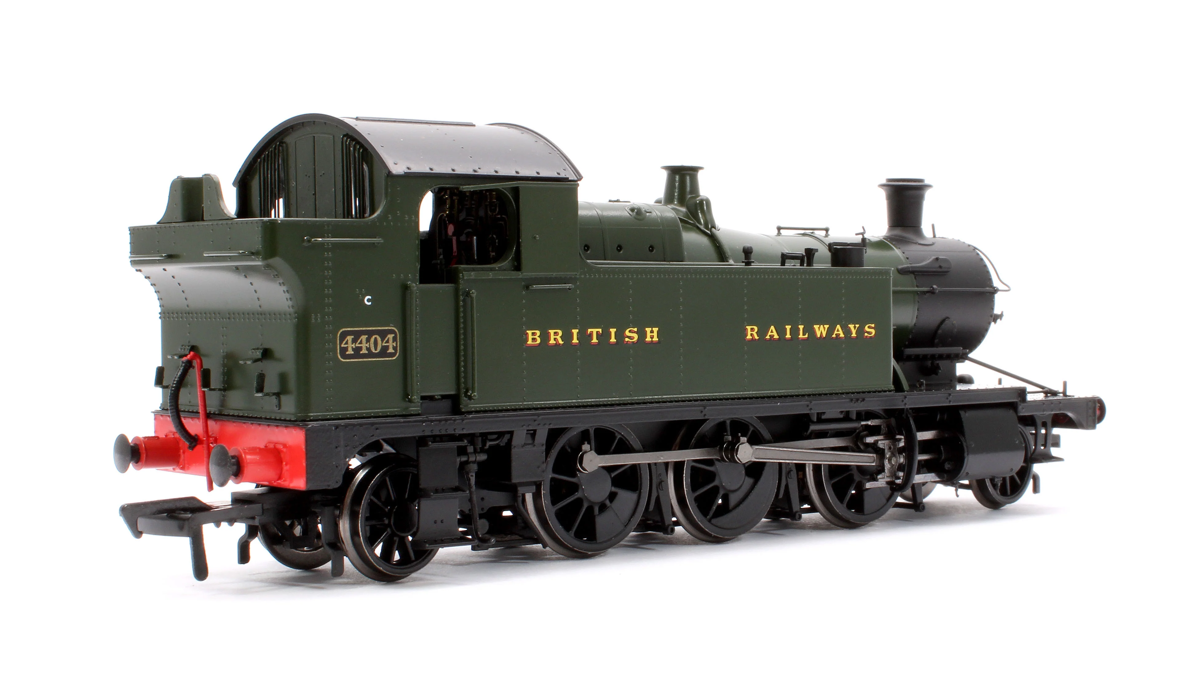 951505 GWR 44XX ‘Small Prairie’ British Railways (serif) Green No.4404 2-6-2T Steam Locomotive - DCC Sound - Image 3