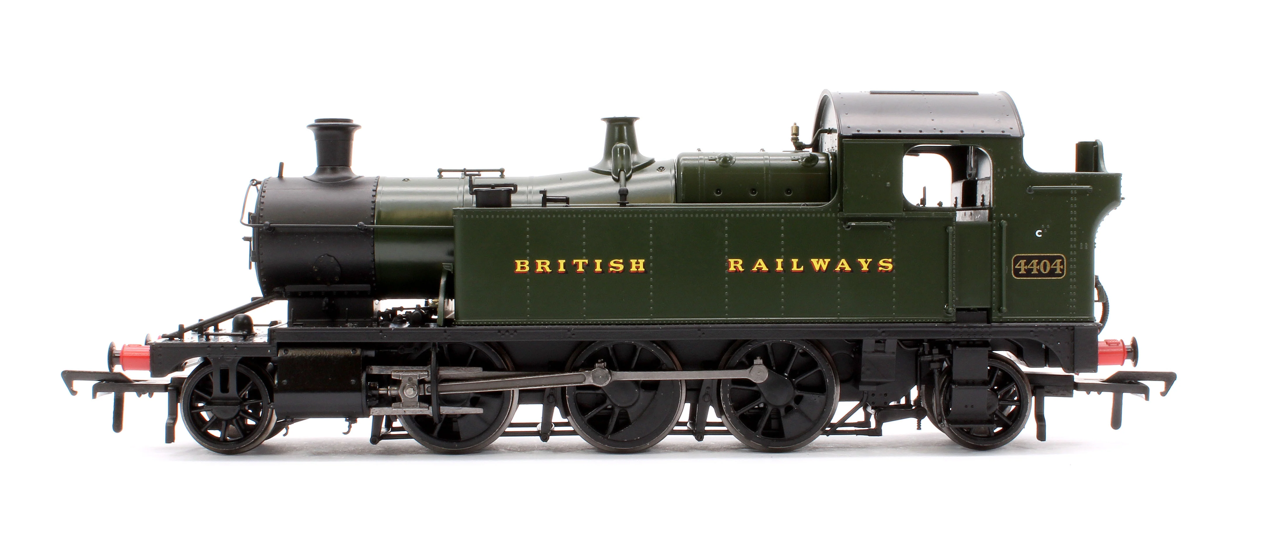 951505 GWR 44XX ‘Small Prairie’ British Railways (serif) Green No.4404 2-6-2T Steam Locomotive - DCC Sound - Image 5