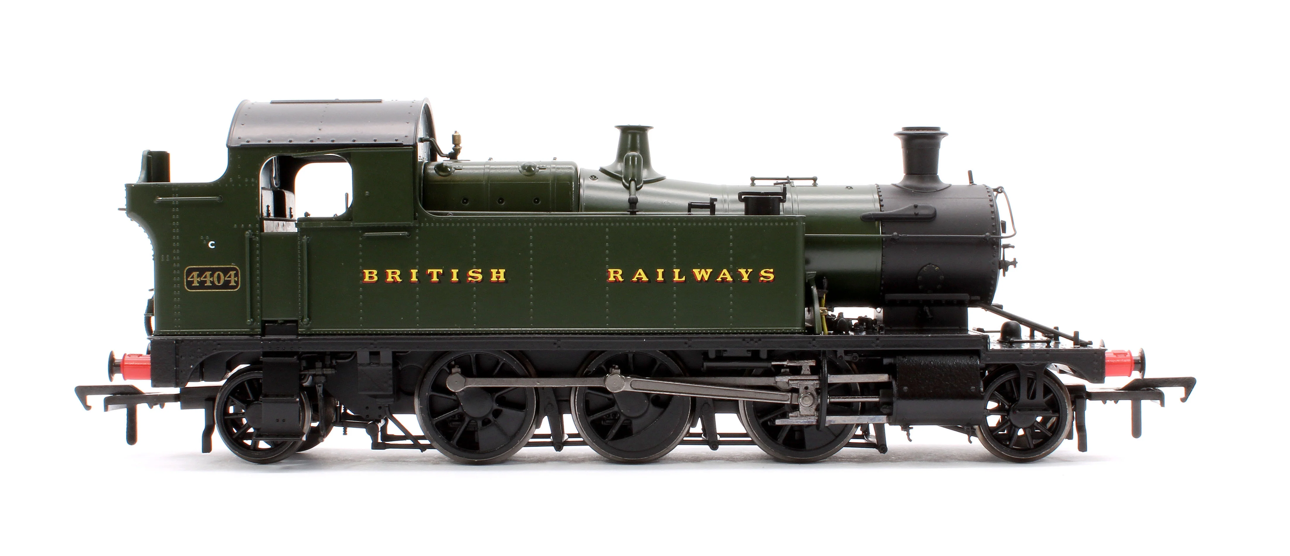 951505 GWR 44XX ‘Small Prairie’ British Railways (serif) Green No.4404 2-6-2T Steam Locomotive - DCC Sound - Image 6