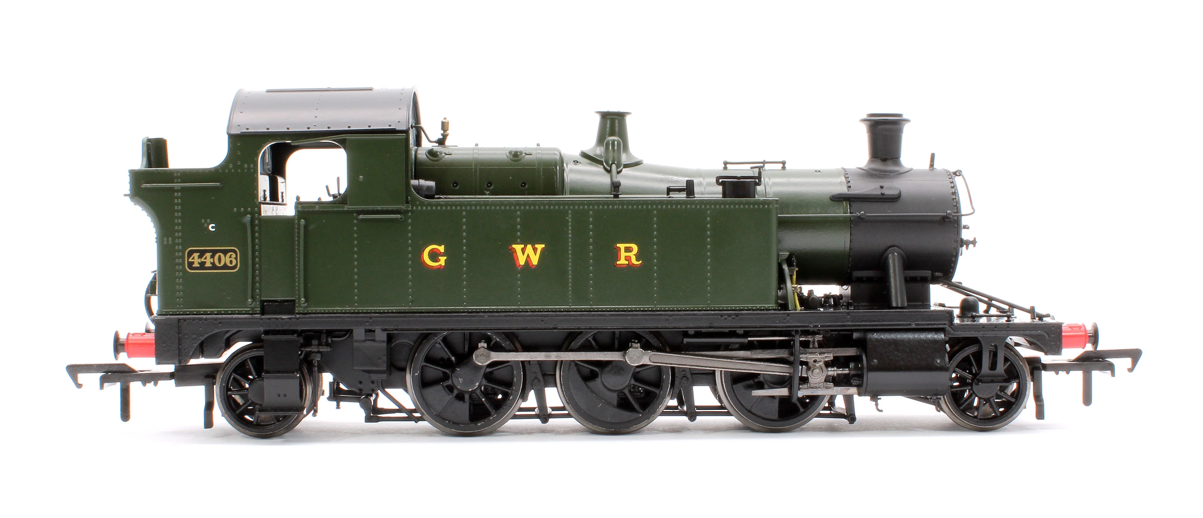 951504 GWR 44XX ‘Small Prairie’ GWR Wartime Green No.4406 2-6-2T Steam Locomotive - DCC Sound - Image 6