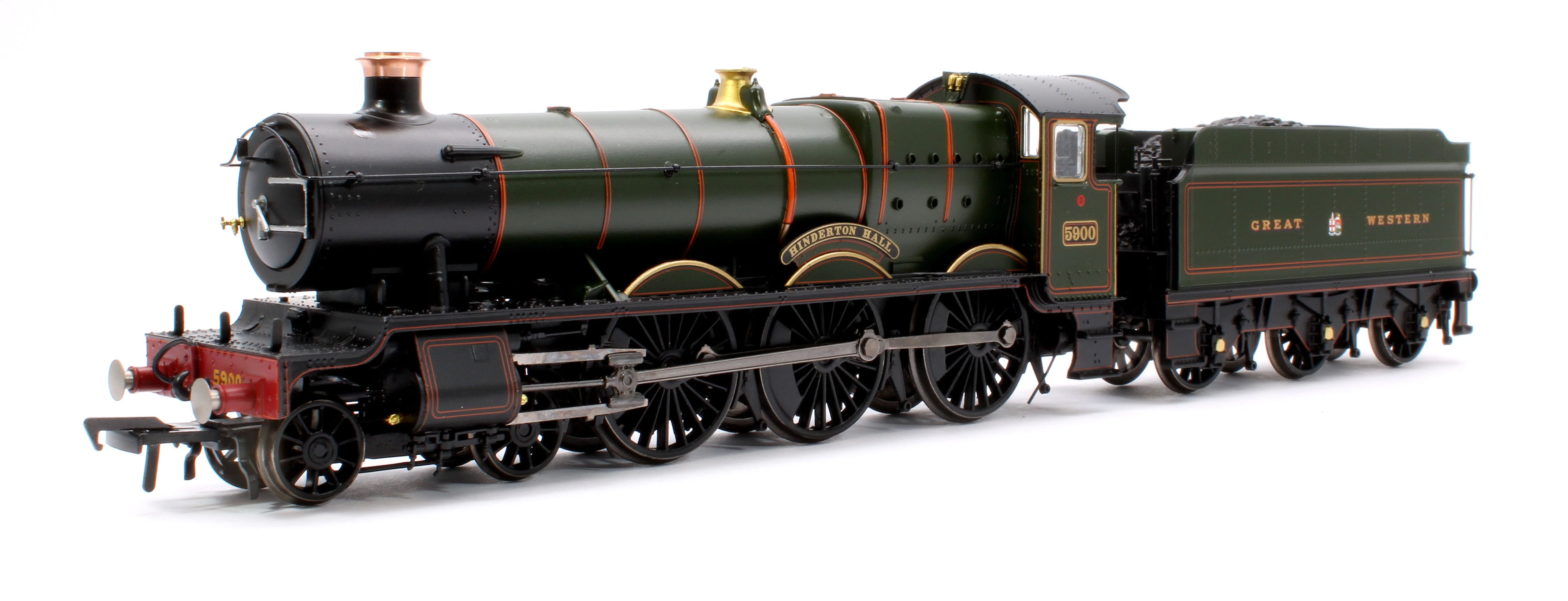 32-004A GWR 49XX 'Hall' 5900 'Hinderton Hall' GWR Lined Green (GW Crest) Steam Locomotive