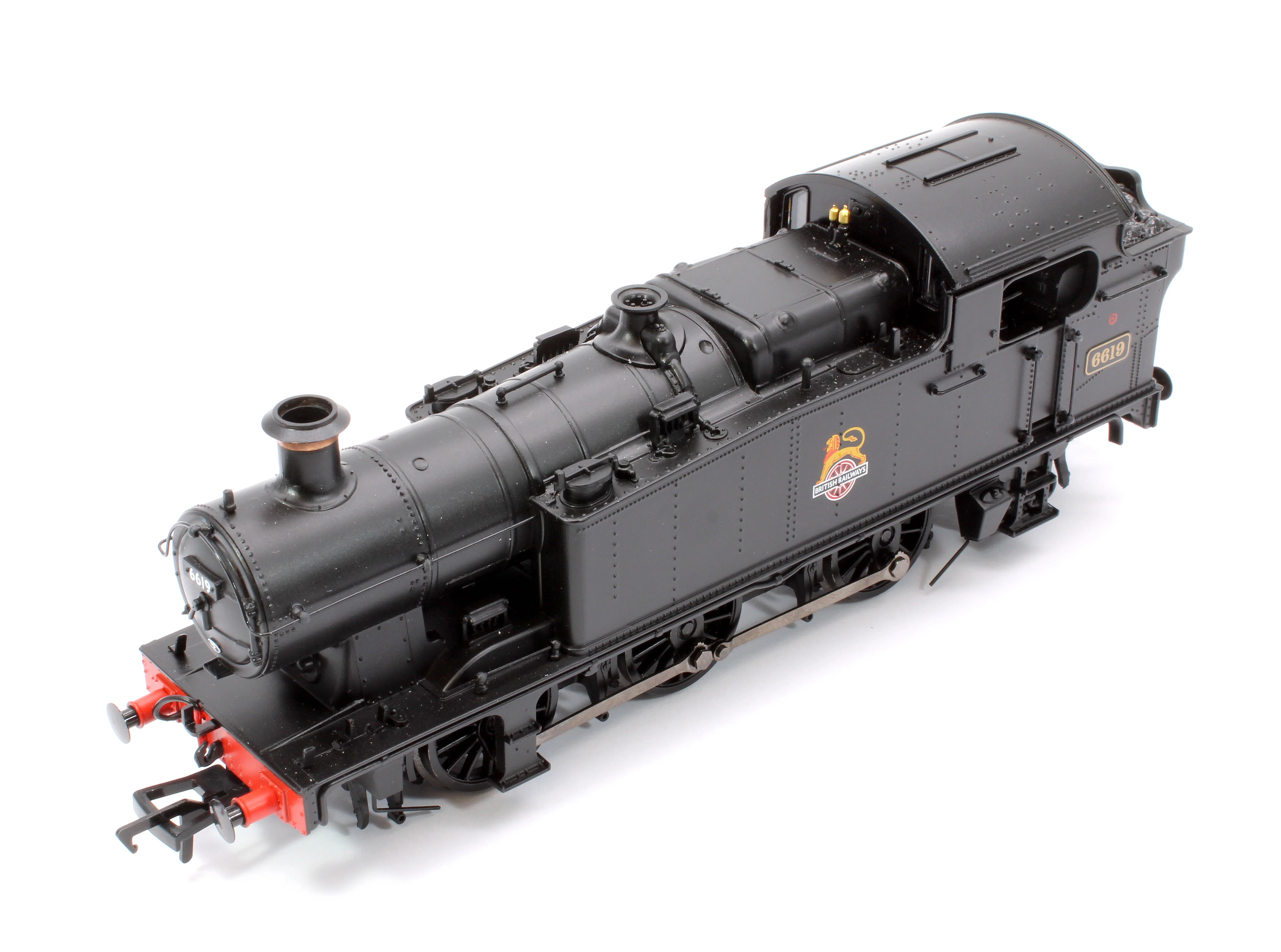 32-085A GWR 56XX Tank 6619 BR Black (Early Emblem) Steam Locomotive - Image 11