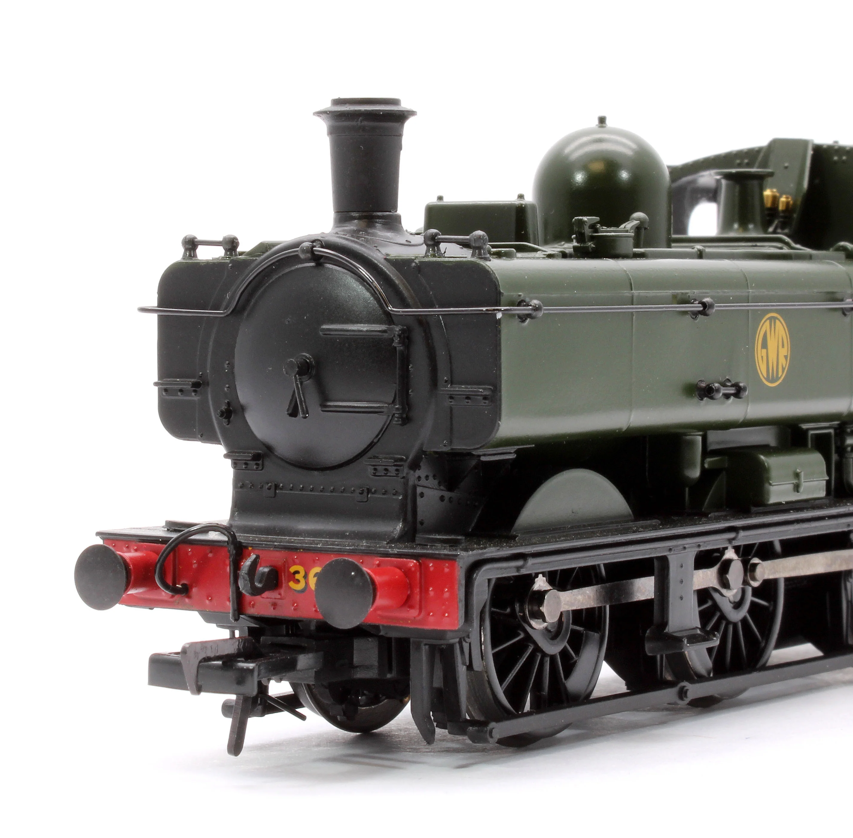 32-198 GWR 8750 Pannier Tank 3650 GWR Green (Shirtbutton) Steam Locomotive - Image 7