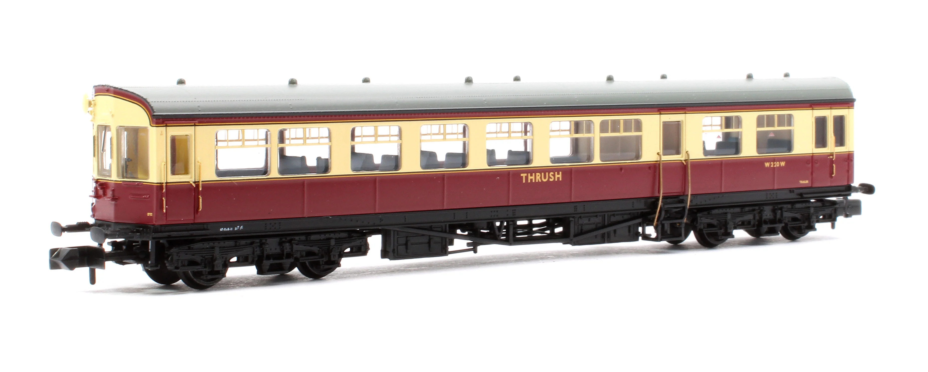 374-610A GWR Hawksworth Auto-Trailer 'Thrush' BR Crimson & Cream W220W