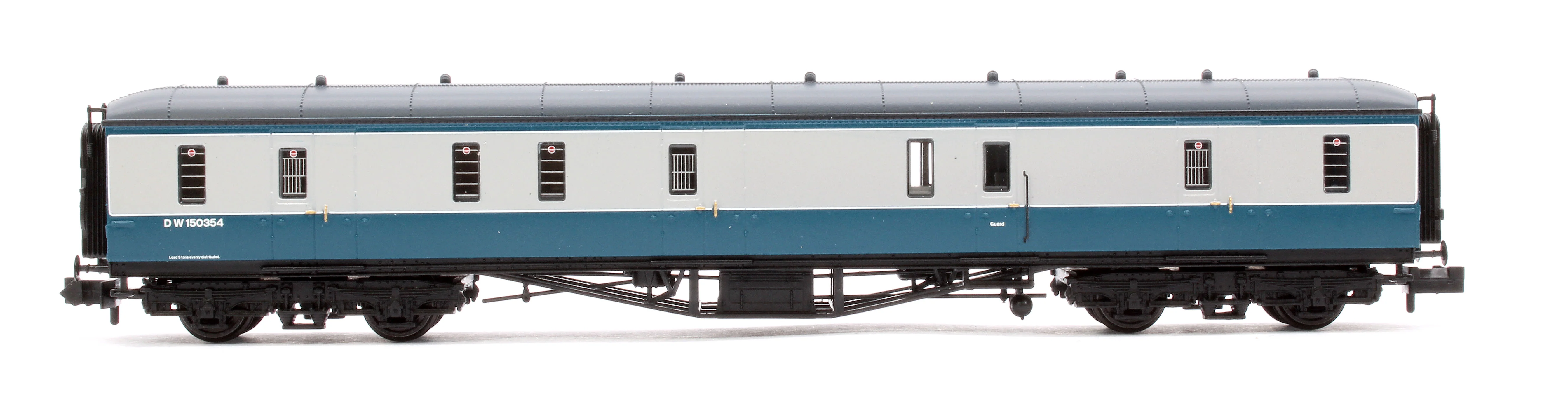 374-589 GWR Hawksworth Full Brake BR Departmental Blue & Grey DW150354 - Image 2