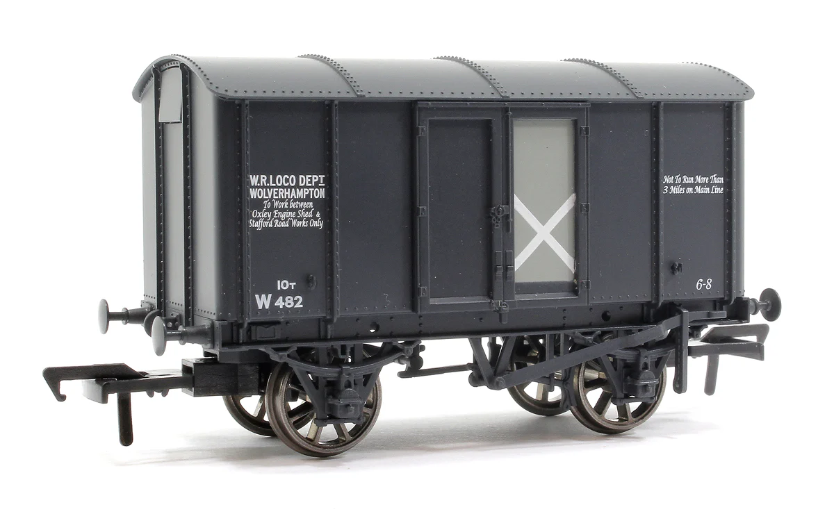908020 GWR ‘Iron Mink’ Van No. W482, BR Departmental grey